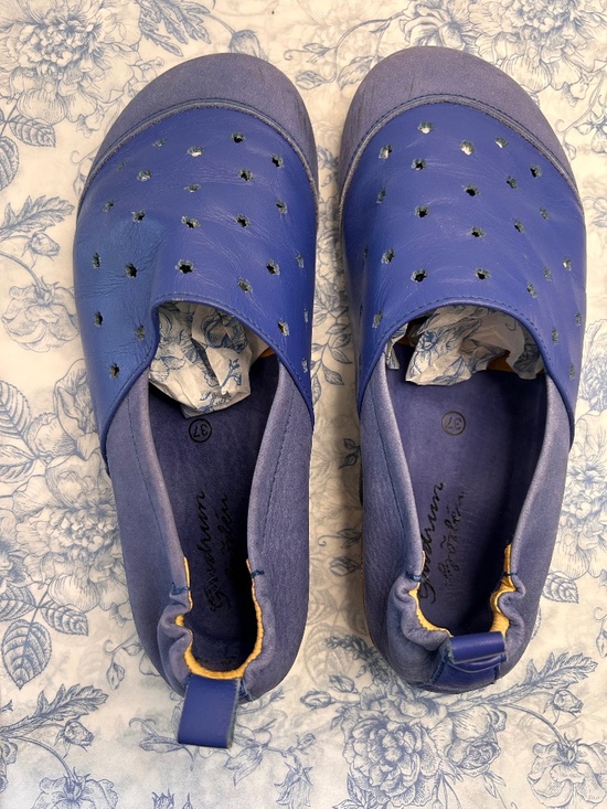 Gudrun Sjöden Shoes - Gudrun Sjöden leather/cork shoes, size 7